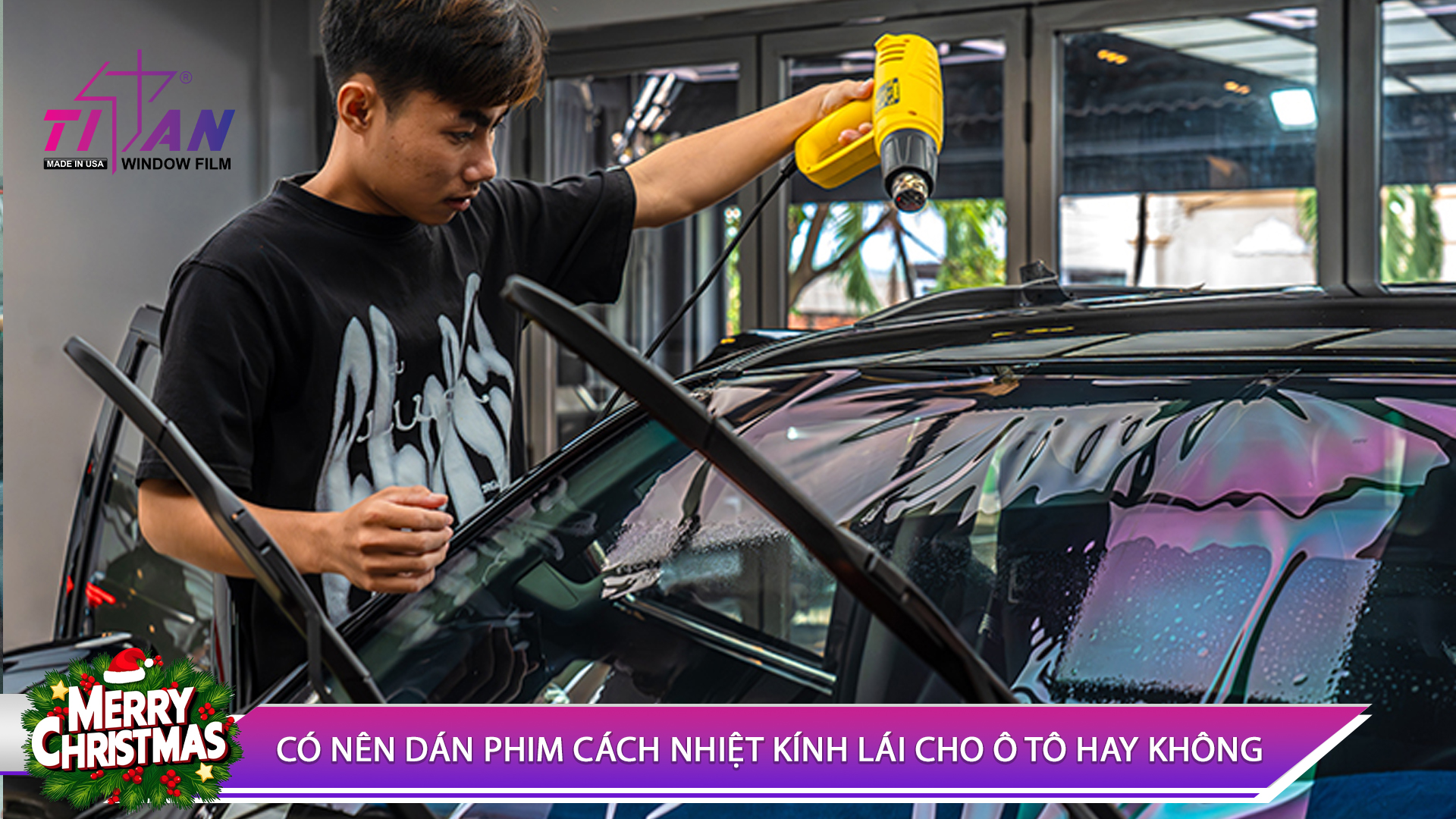 CÓ NÊN DÁN PHIM CÁCH NHIỆT KÍNH LÁI CHO Ô TÔ HAY KHÔNG